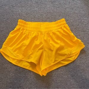 Lululemon Athletica Bright Orange Athletic Shorts